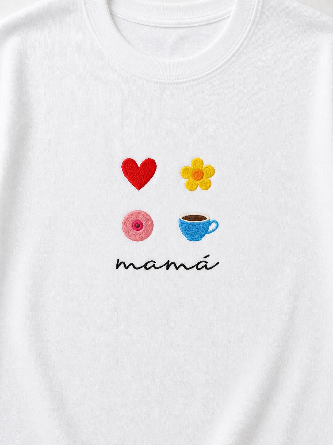 PLAYERA BORDADO MAMÁ