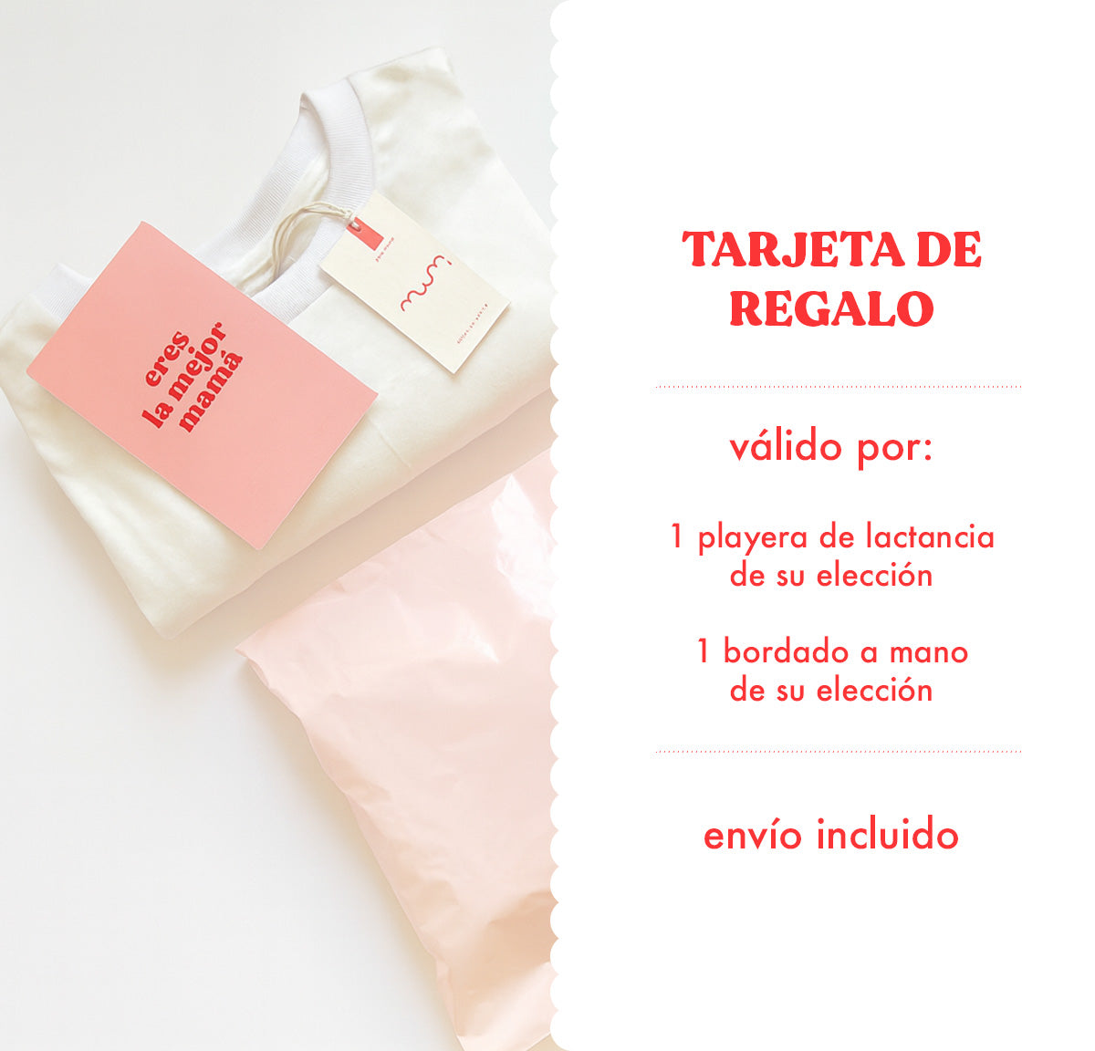 Tarjeta de regalo - playera