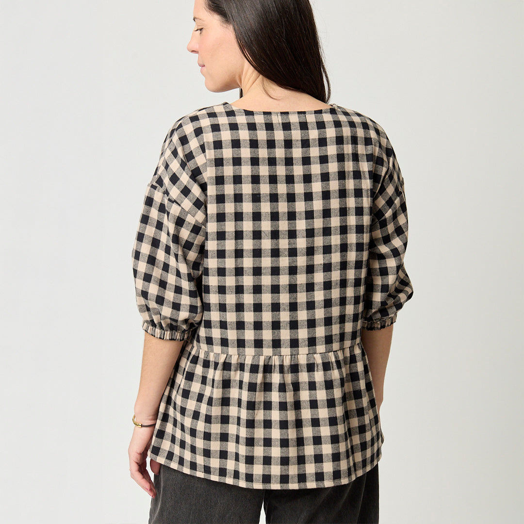 blusa cuadros