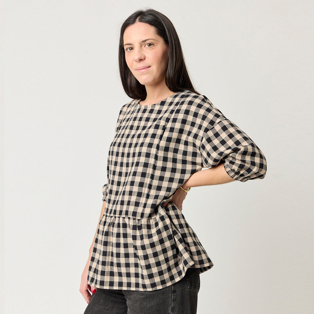 Blusa cuadros