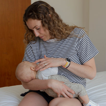 rayas azul y blanco BOTONES - última pieza