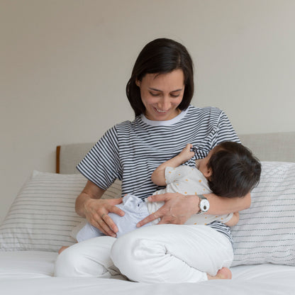 rayas azul y blanco BOTONES - última pieza